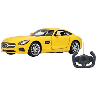 JAMARA Mercedes Amg GT 1:14 Gialla Rc Sportello 40Mhz JAMARA Mercedes Amg GT 1:14 Gialla Rc Sportello 40Mhz