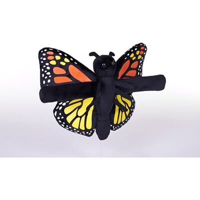 WILD REPUBLIC Huggers Glow Farfalla, Peluche, 20 cm, Braccialetto a Scatto, Peluche, Riempimento con Bottiglie d'Acqua Riciclate WILD REPUBLIC Huggers Glow Farfalla, Peluche, 20 cm, Braccialetto a Scatto, Peluche, Riempimento con Bottiglie d'Acqua Riciclate