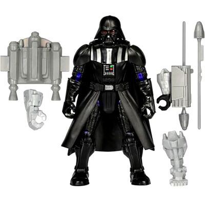 Hasbro Star Wars MixMashers, Darth Vader, action figure deluxe e accessori personalizzabili da mischiare e abbinare Hasbro Star Wars MixMashers, Darth Vader, action figure deluxe e accessori personalizzabili da mischiare e abbinare