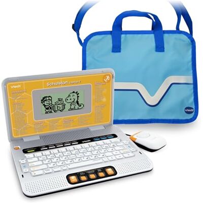 VTech Schulstart, laptop con custodia per il trasporto, blu VTech Schulstart, laptop con custodia per il trasporto, blu
