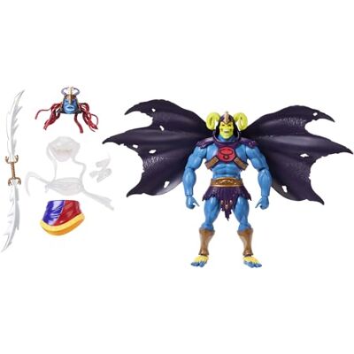 Masters of the Universe Origins x ThunderCats Skell-Ra, action figure snodabile anni '80, con spada, mantello, armatura e teste intercambiabili, giocattolo per bambini, 6+ anni, Masters of the Universe Origins x ThunderCats Skell-Ra, action figure snodabile anni '80, con spada, mantello, armatura e teste intercambiabili, giocattolo per bambini, 6+ anni,