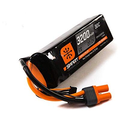 Spektrum 22,2 V, 3200 mAh, 6S 30 C, batteria Smart LiPo: IC5 Spektrum 22,2 V, 3200 mAh, 6S 30 C, batteria Smart LiPo: IC5