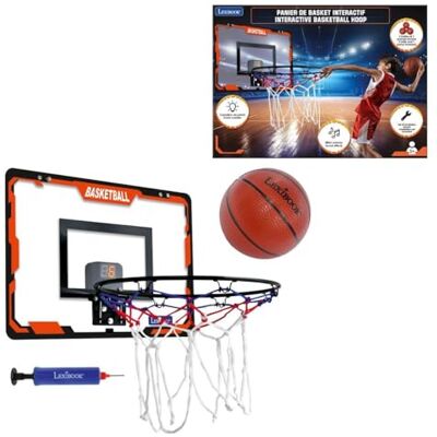 Lexibook , Canestro interattivo, Contatore di Punti, Effetti sonori, Pallacanestro, Pompa Inclusa e Kit di Installazione Incluso, Lexibook , Canestro interattivo, Contatore di Punti, Effetti sonori, Pallacanestro, Pompa Inclusa e Kit di Installazione Incluso,