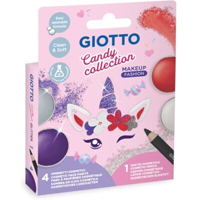 Giotto Make Up Candy Collection 4 cialde 5ml + 1 Matita Fashion Giotto Make Up Candy Collection 4 cialde 5ml + 1 Matita Fashion