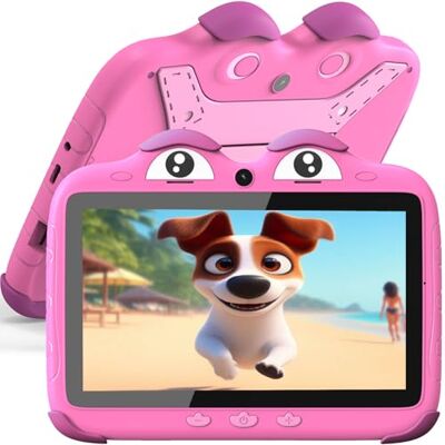 YINOCHE Tablet per bambini da 7 pollici per bambini da 3 a 7 anni, tablet per bambini da 32 GB Android Tab per bambini con doppia fotocamera Controllo parentale app per bambini preinstallate Custodia YINOCHE Tablet per bambini da 7 pollici per bambini da 3 a 7 anni, tablet per bambini da 32 GB Android Tab per bambini con doppia fotocamera Controllo parentale app per bambini preinstallate Custodia