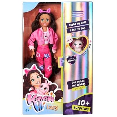 Simba Bambola Kawaii Hi Lucy, bambola Fashion 26 cm, con capelli lunghi da pettinare, ispirata al trend giapponese Kawaii, per bambine dai 4 anni, Simba Bambola Kawaii Hi Lucy, bambola Fashion 26 cm, con capelli lunghi da pettinare, ispirata al trend giapponese Kawaii, per bambine dai 4 anni,