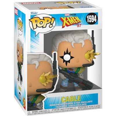 Funko POP! Marvel: X-Men '97 Cable Figura in vinile da collezione Idea regalo Prodotto ufficiale Giocattoli per bambini e adulti Modello di figura per collezionisti ed esposizione Funko POP! Marvel: X-Men '97 Cable Figura in vinile da collezione Idea regalo Prodotto ufficiale Giocattoli per bambini e adulti Modello di figura per collezionisti ed esposizione