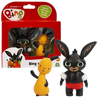 Giochi Preziosi Bing Coppia di mini personaggi, Bing con i braccioli e il costumino e Flop che saluta, adatti per le mani dei più piccoli, per bambini a partire dai 18 mesi, Giochi Preziosi Bing Coppia di mini personaggi, Bing con i braccioli e il costumino e Flop che saluta, adatti per le mani dei più piccoli, per bambini a partire dai 18 mesi,