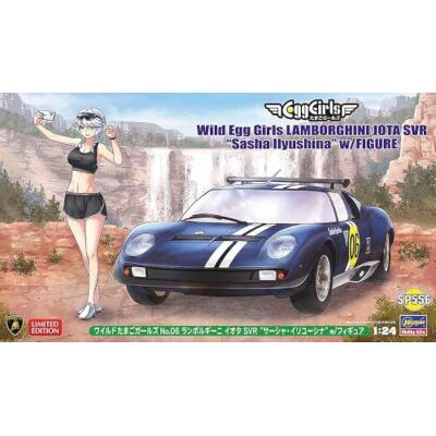 Hasegawa 1/24 Wild Egg Girls Lamborghini JOTA SVR, Sasha Ilyushina Kit Modellino Multicolore Hasegawa 1/24 Wild Egg Girls Lamborghini JOTA SVR, Sasha Ilyushina Kit Modellino Multicolore