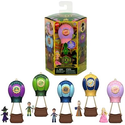 Mattel Universal Wicked Mongolfiera Magica di Oz, set con mini bambola ispirata al film a sorpresa e accessorio coordinato, giocattolo per bambini, 4+ anni, Mattel Universal Wicked Mongolfiera Magica di Oz, set con mini bambola ispirata al film a sorpresa e accessorio coordinato, giocattolo per bambini, 4+ anni,