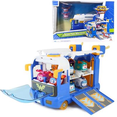 Super Wings 2-in-1 Super Pets Mini Base con Super Pet Jett & Dizzy, Aereo Giocattolo per Bambini 3 4 5 6 7 8 Anni Ragazzo Ragazza Super Wings 2-in-1 Super Pets Mini Base con Super Pet Jett & Dizzy, Aereo Giocattolo per Bambini 3 4 5 6 7 8 Anni Ragazzo Ragazza