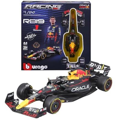 Burago B Model Kit Red Bull RB19 (2023) Verstappen Scala 1:24, Kit di Montaggio con 44 Pezzi, Replica Dettagliata Auto F1 Burago B Model Kit Red Bull RB19 (2023) Verstappen Scala 1:24, Kit di Montaggio con 44 Pezzi, Replica Dettagliata Auto F1