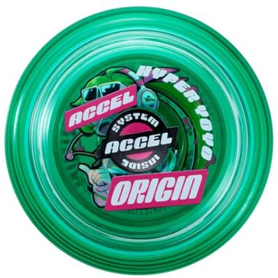 BANDAI Accel Hyper Yoyó Verde, Gioco di Abilità, Yoyo ottimo per i bambini di 8 anni, con il suo sistema Accel, prova tutti i trucchi in modo semplice e veloce BANDAI Accel Hyper Yoyó Verde, Gioco di Abilità, Yoyo ottimo per i bambini di 8 anni, con il suo sistema Accel, prova tutti i trucchi in modo semplice e veloce