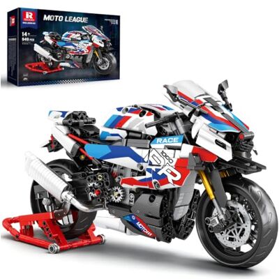 Reobrix Kit di Modellismo Motocicletta 1000 RR,99040 Moto Giocattolo 14+ Kit Modellini Moto in Scala 1:8,949 pezzi Modellino Replica Technique Motocicletta,Kit Modello per Adulti,Appassionati Moto Reobrix Kit di Modellismo Motocicletta 1000 RR,99040 Moto Giocattolo 14+ Kit Modellini Moto in Scala 1:8,949 pezzi Modellino Replica Technique Motocicletta,Kit Modello per Adulti,Appassionati Moto