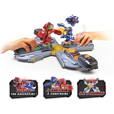 SilverLit YCOO Biopod Kombat Deluxe Arena 2 Creature Elettroniche Sonore e Luminose da Costruire 2 Basi Giocattolo per Bambini dai 5 anni in su. SilverLit YCOO Biopod Kombat Deluxe Arena 2 Creature Elettroniche Sonore e Luminose da Costruire 2 Basi Giocattolo per Bambini dai 5 anni in su.