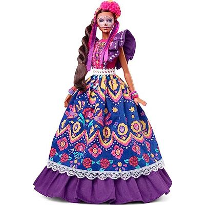 Barbie Día De Muertos 2022, Bambola Indossa Abito, Scarpe e Accessori, Giocattolo per Bambini 6+ Anni, Barbie Día De Muertos 2022, Bambola Indossa Abito, Scarpe e Accessori, Giocattolo per Bambini 6+ Anni,