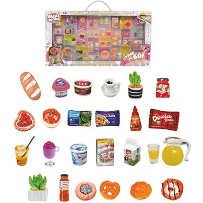 Bizak Mini World Pack 60 Accessori Set di Mini Collezionabili da Cucina, +6 anni () Bizak Mini World Pack 60 Accessori Set di Mini Collezionabili da Cucina, +6 anni ()