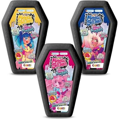 CRAZE MAGIC SLIME Glam Monstars Pack 3 – Kit Slime per Bambini con 6 Toppings e 3 Personaggi – Slime Fluffy Colorato Pink Loon Dunala – Giocattolo Creativo Idea Regalo CRAZE MAGIC SLIME Glam Monstars Pack 3 – Kit Slime per Bambini con 6 Toppings e 3 Personaggi – Slime Fluffy Colorato Pink Loon Dunala – Giocattolo Creativo Idea Regalo