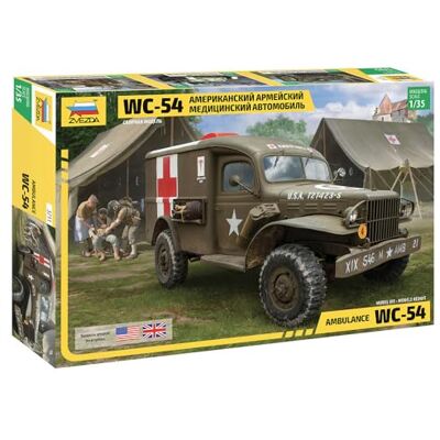Zvezda 1/35 WC-54 Ambulance Modellismo in plastica Scala: 1:35 Zvezda 1/35 WC-54 Ambulance Modellismo in plastica Scala: 1:35