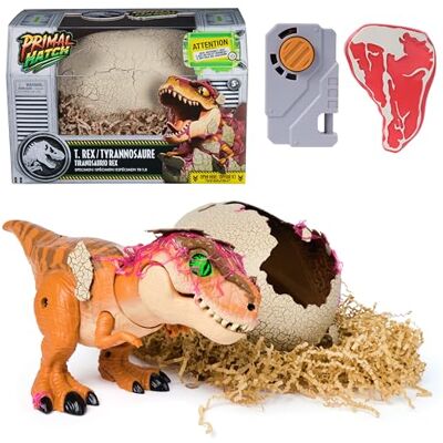 Primal Hatch Jurassic World, Dinosauro Interattivo con Uovo, Fai Schiudere e Addestra il Tuo Cucciolo di Dinosauro con Oltre 100 Suoni e Reazioni, Giocattolo per Bambini e Bambine, 5+ Anni Primal Hatch Jurassic World, Dinosauro Interattivo con Uovo, Fai Schiudere e Addestra il Tuo Cucciolo di Dinosauro con Oltre 100 Suoni e Reazioni, Giocattolo per Bambini e Bambine, 5+ Anni