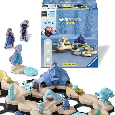 Ravensburger GraviTrax Junior Frozen Starter-Set, Pista biglie 71 pezzi, Rompicapo bambini, Giochi bambini 3 anni e più, Gioco Interattivo ed Educativo STEM, Compatibile con tutti i GraviTrax Ravensburger GraviTrax Junior Frozen Starter-Set, Pista biglie 71 pezzi, Rompicapo bambini, Giochi bambini 3 anni e più, Gioco Interattivo ed Educativo STEM, Compatibile con tutti i GraviTrax