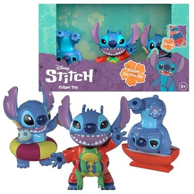 Disney Stitch Fidget Confezione da 3 statuette di Lilo & Stitch, ogni 1 include 1 accessori speciali, colleziona le tue bambole preferite, 5+ anni, famosa () Disney Stitch Fidget Confezione da 3 statuette di Lilo & Stitch, ogni 1 include 1 accessori speciali, colleziona le tue bambole preferite, 5+ anni, famosa ()
