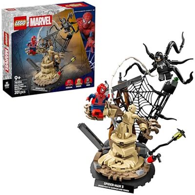 Lego Marvel Battaglia Epica: Spider-Man vs. Sandman Giocattolo dei Supereroi con 3 Minifigure Inclusi Spider-Man & Venom, e Cantiere Edile Regalo per Bambini da 9 Anni in su Fan dei Film Lego Marvel Battaglia Epica: Spider-Man vs. Sandman Giocattolo dei Supereroi con 3 Minifigure Inclusi Spider-Man & Venom, e Cantiere Edile Regalo per Bambini da 9 Anni in su Fan dei Film