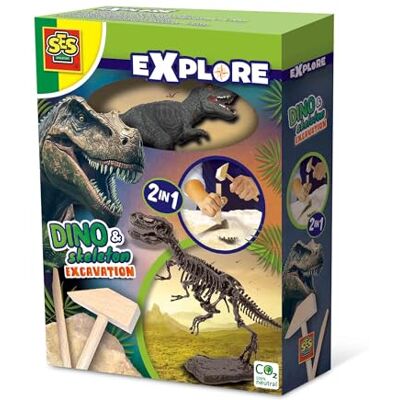 Creative Fouille de dinosaures et de squelettes 2 en 1 T-rex Creative Fouille de dinosaures et de squelettes 2 en 1 T-rex
