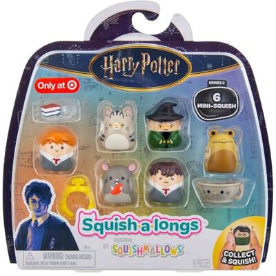 Squish-a-longs Harry Potter Confezione da 6 Onde 2, Style 3, contiene 6 X 2,5 cm Mini Squish con 2 accessori, 1 X anello e 1 X Collectors Guide – Raccogliere, scambiare, giocare Squish-a-longs Harry Potter Confezione da 6 Onde 2, Style 3, contiene 6 X 2,5 cm Mini Squish con 2 accessori, 1 X anello e 1 X Collectors Guide – Raccogliere, scambiare, giocare