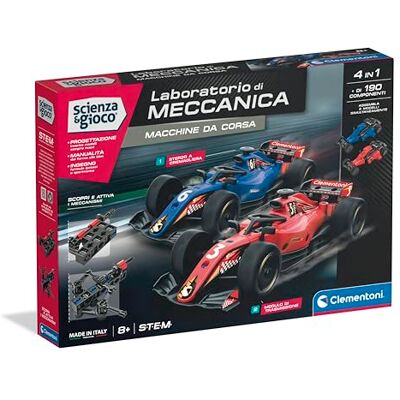 Clementoni Scienza & Gioco Macchinina da Corsa 2in1 - Gioco Clementoni Scienza & Gioco Macchinina da Corsa 2in1 - Gioco