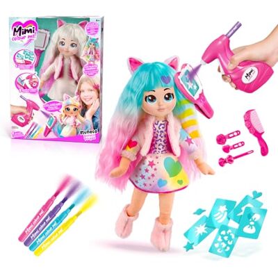 Canal Toys Mimi Color Me Bambola Personalizzabile, include aerografo di gesso, pennarelli e stencil Canal Toys Mimi Color Me Bambola Personalizzabile, include aerografo di gesso, pennarelli e stencil