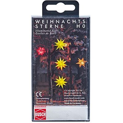 Decorazioni Natalizie Stella Dorata Illuminata Busch 5415 Decorazioni Natalizie Stella Dorata Illuminata Busch 5415