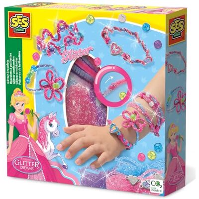 Creative SES Glitter Dreams, Braccialetti con Brillantini Creative SES Glitter Dreams, Braccialetti con Brillantini
