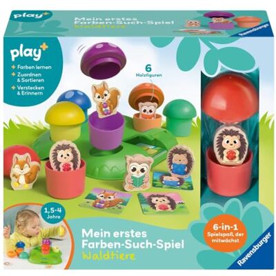 Ravensburger Play+ Mein Erstes Farben-Suchspiel: Waldtiere ab 1,5 Jahre Ravensburger Play+ Mein Erstes Farben-Suchspiel: Waldtiere ab 1,5 Jahre