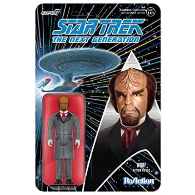 SUPER7 Star Trek: The Next Generation Reaction Figures Wave 3 Victorian Worf SUPER7 Star Trek: The Next Generation Reaction Figures Wave 3 Victorian Worf