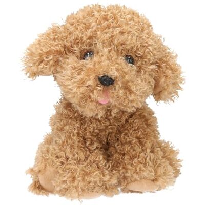 Depesche TOPModel Fur ever Friends Peluche Holly, con pelliccia riccia marrone chiaro, alto circa 16 cm. Depesche TOPModel Fur ever Friends Peluche Holly, con pelliccia riccia marrone chiaro, alto circa 16 cm.