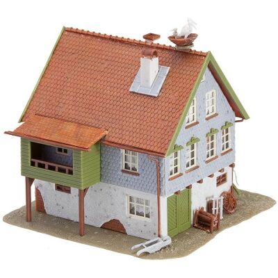 Faller Modelltillverkning - Casa dell'Alsazia con Nido di Cicogna - Casa Rurale HO Faller Modelltillverkning - Casa dell'Alsazia con Nido di Cicogna - Casa Rurale HO