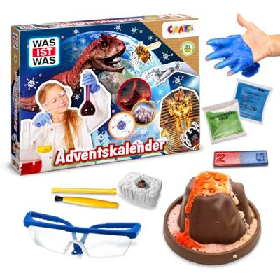CRAZE WAS ist was Science Calendario dell'Avvento 2025 Bambini – Calendario dell'Avvento giocattolo con esperimenti per bambini, calendario di Natale per ragazze e ragazzi a partire dagli 8 anni in su CRAZE WAS ist was Science Calendario dell'Avvento 2025 Bambini – Calendario dell'Avvento giocattolo con esperimenti per bambini, calendario di Natale per ragazze e ragazzi a partire dagli 8 anni in su