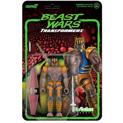 SUPER7 Transformers Beast Wars Reaction Statuetta Dinobot 10 cm SUPER7 Transformers Beast Wars Reaction Statuetta Dinobot 10 cm