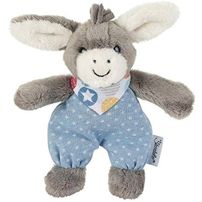 Sterntaler Mini-Peluche Emmi, Sonaglio Integrato, per Neonati, 17 cm, Grigio/Celeste Sterntaler Mini-Peluche Emmi, Sonaglio Integrato, per Neonati, 17 cm, Grigio/Celeste