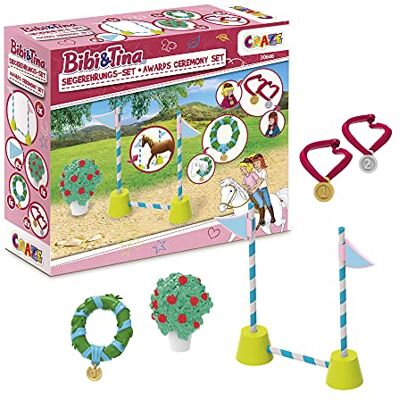 CRAZE Bibi e Tina cerimonia di premiazione gioco cavallo giocattoli accessori gioco per bambini per Bibi e Tina cavallo figure giocattoli da 3 anni CRAZE Bibi e Tina cerimonia di premiazione gioco cavallo giocattoli accessori gioco per bambini per Bibi e Tina cavallo figure giocattoli da 3 anni
