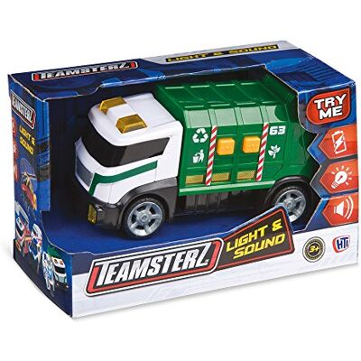Grandi Giochi , Teamsterz Camion Spazzatura con luci e suoni Grandi Giochi , Teamsterz Camion Spazzatura con luci e suoni