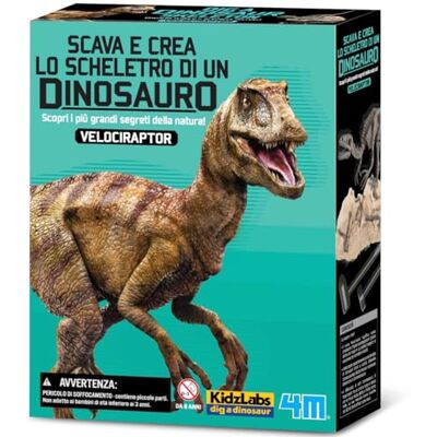 4M Kidz Labs Dig a Velociraptor Skeleton 4M Kidz Labs Dig a Velociraptor Skeleton