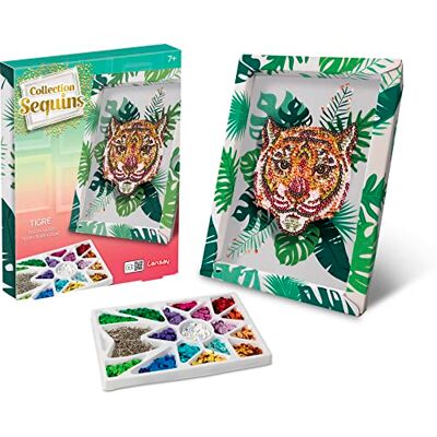 Lansay Collection Sequins Tigre attività manuali A Partire da 7 Anni Lansay Collection Sequins Tigre attività manuali A Partire da 7 Anni