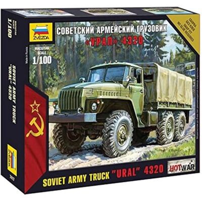 Zvezda 500787417: 1-100 Ural Camion Zvezda 500787417: 1-100 Ural Camion