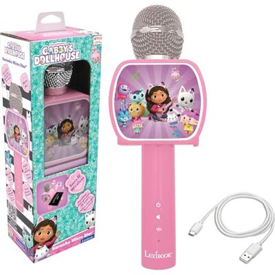 Lexibook , Gabby's Dollhouse, Microfono Bluetooth® con Funzione di Cambio Voce, Altoparlante Incorporato, Supporto per Telefono Incluso, Rosa, Lexibook , Gabby's Dollhouse, Microfono Bluetooth® con Funzione di Cambio Voce, Altoparlante Incorporato, Supporto per Telefono Incluso, Rosa,