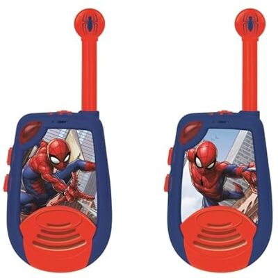 Lexibook Spider-Man Walkie-Talkies digitali per Bambini/Ragazzi Portata 2km, Morse Luminoso, 2 canali, Clip da Cintura, Batteria, Blu/Rosso, Lexibook Spider-Man Walkie-Talkies digitali per Bambini/Ragazzi Portata 2km, Morse Luminoso, 2 canali, Clip da Cintura, Batteria, Blu/Rosso,