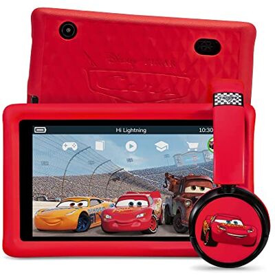 Pebble Gear Disney Pixar Cars Bundle tablet per bambini da 7" con paracolpi e cuffie, controlli parentali, filtro luce blu, oltre 500 giochi, app, e-book, limitatore di volume da 85 dB Pebble Gear Disney Pixar Cars Bundle tablet per bambini da 7" con paracolpi e cuffie, controlli parentali, filtro luce blu, oltre 500 giochi, app, e-book, limitatore di volume da 85 dB
