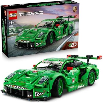 Lego Technic Auto Porsche 911 GT3 R REXY AO Racing Macchina Giocattolo Kit di Modellismo con Motore a 6 Cilindri, Trazione Posteriore e Design da Dinosauro Regalo per Bambini da 11 Anni Lego Technic Auto Porsche 911 GT3 R REXY AO Racing Macchina Giocattolo Kit di Modellismo con Motore a 6 Cilindri, Trazione Posteriore e Design da Dinosauro Regalo per Bambini da 11 Anni