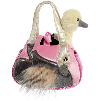 Aurora , , Luxe Boutique, Sadira Ostrich Fancy Pal, Rosa e Nero, Peluche Aurora , , Luxe Boutique, Sadira Ostrich Fancy Pal, Rosa e Nero, Peluche